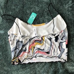 NWT cropped tank from Q